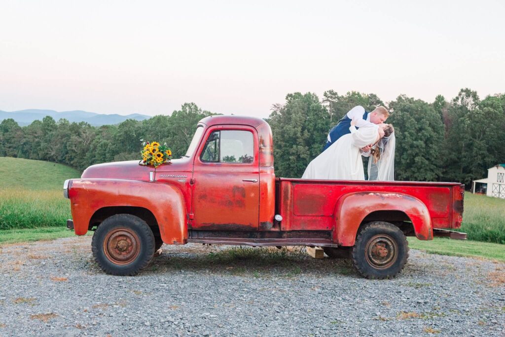 Bride and Groom Truck Pictures
