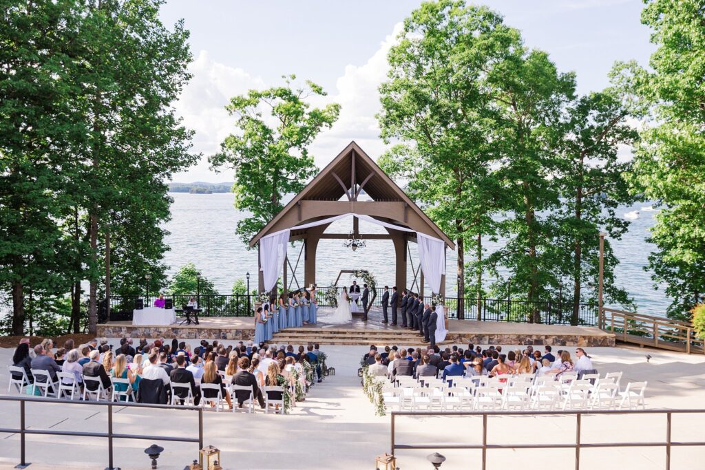 Blue and White Wedding at Lake Lanier Peachtree Pointe